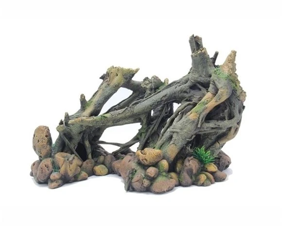 BLUE BELLE PACIFIC ROOT WITH PEBBELS 53X29X34 3 BLUE BELLE PACIFIC ROOT WITH PEBBELS 53X29X34