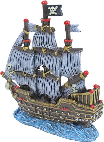 ORNAMENT GEZ.PIRATENSCHIP GEKLEURD 25CM 3 ORNAMENT GEZ.PIRATENSCHIP GEKLEURD 25CM
