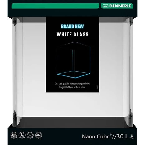 DENNERLE Denn. Nano Cube 30lt - White Glass 3 DENNERLE Denn. Nano Cube 30lt - White Glass