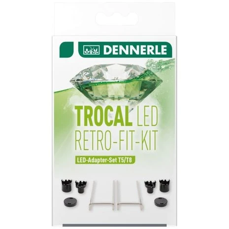 Dennerle Trocal Led Adapter Set T5 / T8 3 Dennerle Trocal Led Adapter Set T5 / T8
