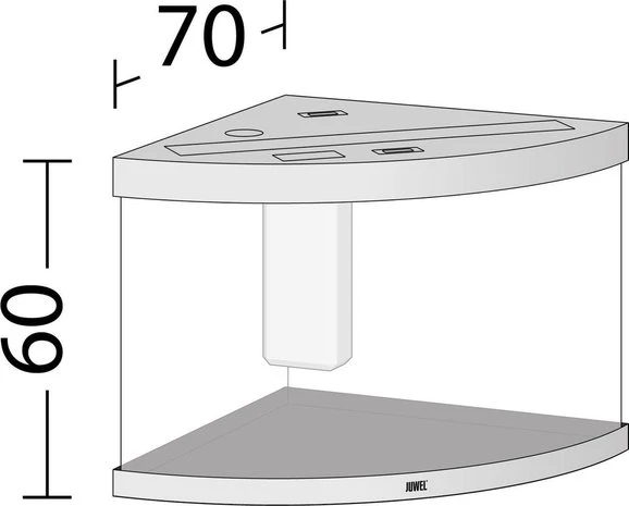Juwel Aquarium Trigon 190 Led Filter 99 X 70 X 60 Cm 8 Juwel Aquarium Trigon 190 Led Filter 99 X 70 X 60 Cm - Afbeelding 6