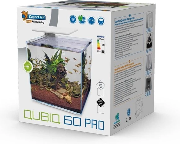 Superfish Qubiq 60 Led Pro 40 X 40 X 50,8 Cm 5 Superfish Qubiq 60 Led Pro 40 X 40 X 50,8 Cm - Afbeelding 3