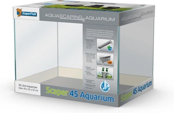 Superfish Scaper 45 Aquarium 45 X 32 X 32 Cm 3 Superfish Scaper 45 Aquarium 45 X 32 X 32 Cm